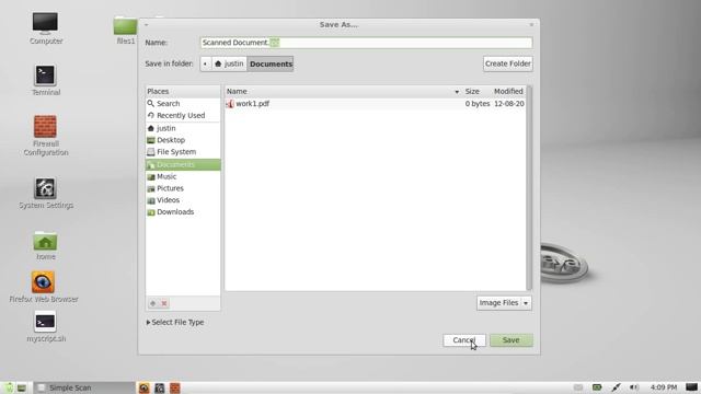 Scan Documents in Linux Mint 13 смотреть онлайн