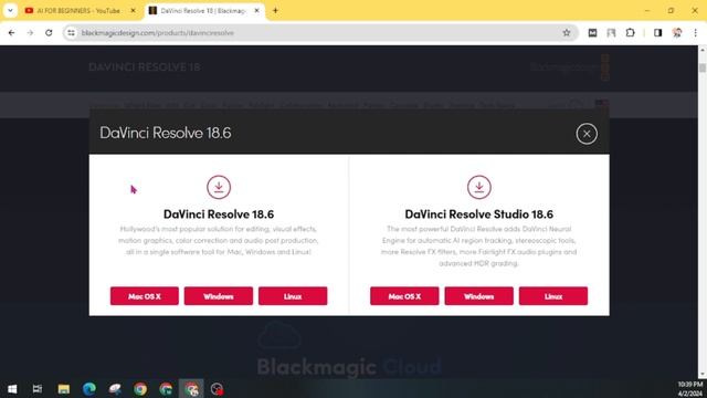 Best Free video Editing Software for pc without watermark | Download and Install DaVinci Resolve смотреть онлайн