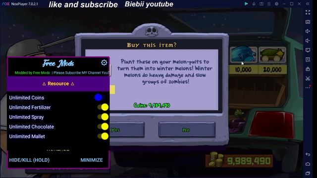 hack plants vs zombies unlimited sun | instan refill | fire rate |game android apk смотреть онлайн