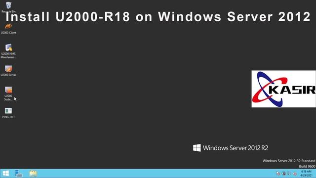 Install U2000 R18 on Windows Server 2012 смотреть онлайн
