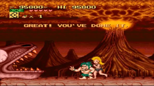 Lets Play Joe and Mac #2: Short levels but long boss fights! смотреть онлайн