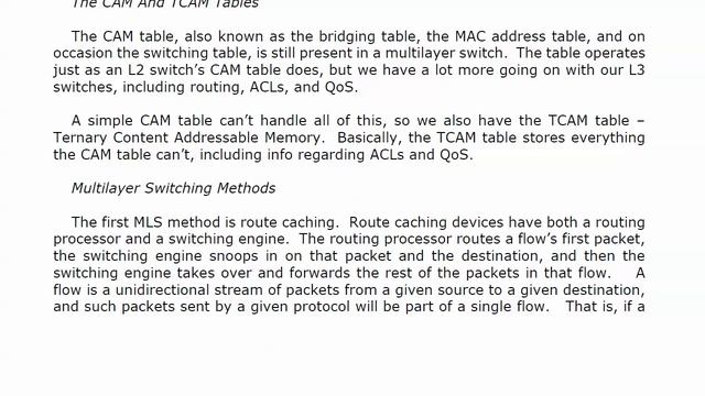 52 MLS 1 The Nuts & Bolts Of Multilayer Switching MULTILAYER SWITCHING & REDUNDANCY PROTOCOLS CISCO смотреть онлайн