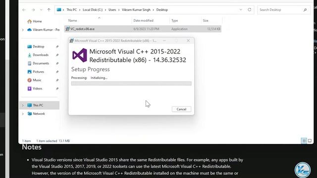 ✅ How To Fix Microsoft Visual C++ 2015 And 2013 Runtime Error in Windows 11 смотреть онлайн