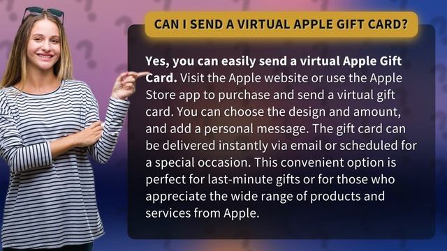 Can I send a virtual Apple gift card? смотреть онлайн