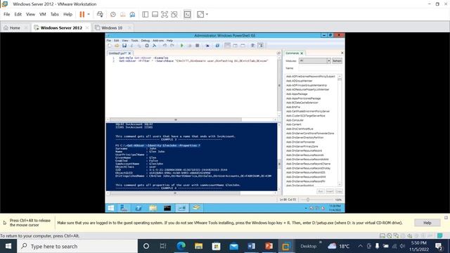 Lesson 10.1: PowerShell command in Active Directory смотреть онлайн