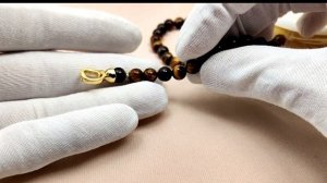 Пример сборки украшения с застежкой-концевиком