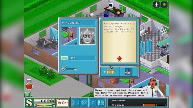 Exploding rooms - Theme Hospital LEVEL 7 (with commentary) смотреть онлайн