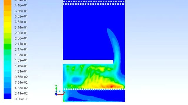 Volume of fluid Ansys fluent. sand in tank with air. VOF Fluent смотреть онлайн