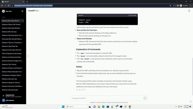selenium ide open new browser window смотреть онлайн