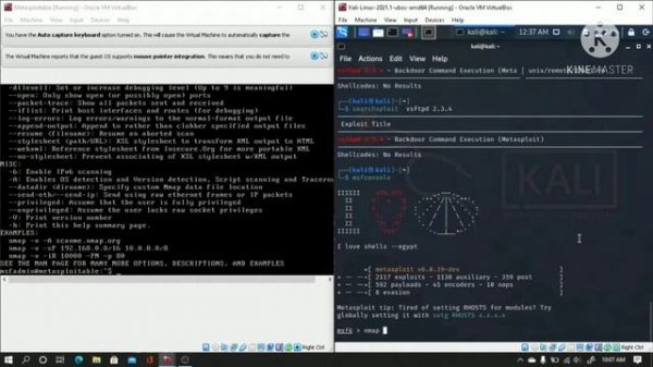 Exploiting the vsftpd 2.3.4 vulnerability in metasploitable 2