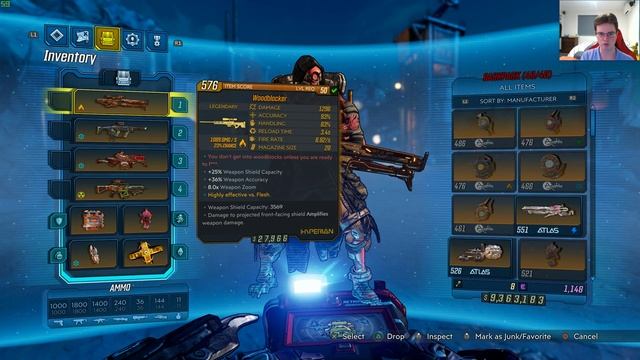 Borderlands 3 - Level 50 Legendary Woodblocker Weapon In Action + First Impressions смотреть онлайн