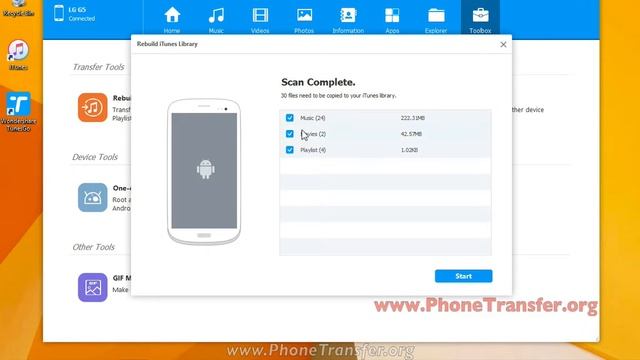 How to Rebuilt iTunes Library with LG Phone Without Any Hassle смотреть онлайн