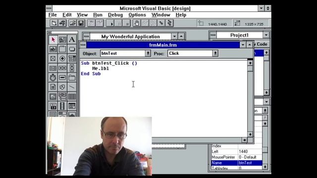 Showing Windows 3.1 and Visual Basic 3 смотреть онлайн