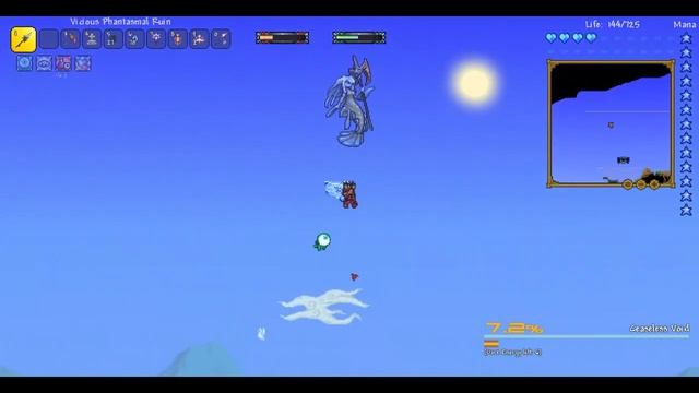 Terraria Calamity Noctis vs Ceaseless Void Death Mode смотреть онлайн