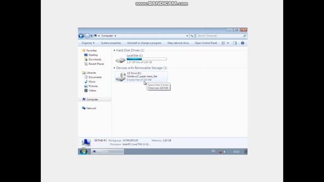 Windows 7 с весом 367 мб (бонус разрушение) смотреть онлайн