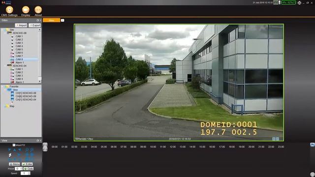 Xeno XMS Central Software - PTZ Camera Features HD смотреть онлайн