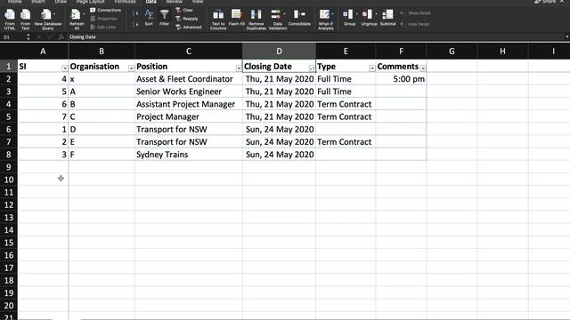Mac Excel 2019 Automate Serial Numbering Row Function смотреть онлайн