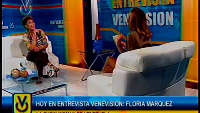 Entrevista Venevisión: Floria Marquez, la Show-Woman de Venezuela. смотреть онлайн