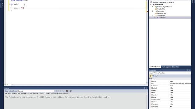 Make a Simple C++ Program with Visual Studio on Windows смотреть онлайн