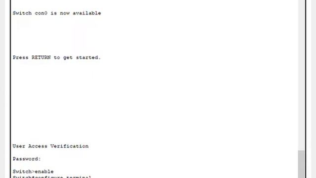 Password protect Cisco switch console port, Telnet and SSH terminals. смотреть онлайн