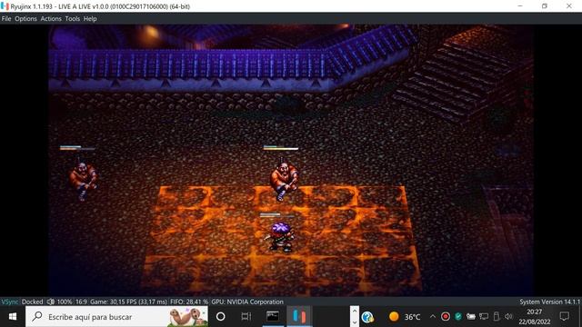 Live A Live - Nintendo Switch - Ryujinx Emulator - Test Windows 10 смотреть онлайн