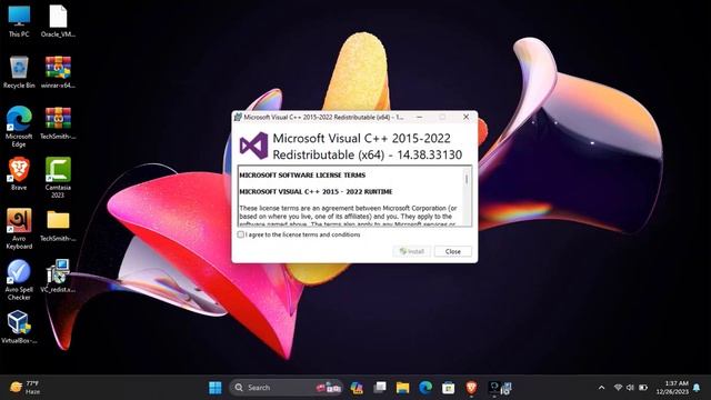Oracle VM VirtualBox needs Microsoft Visual C++ | How to fix this| Windows 10,11| 64 bit computer смотреть онлайн