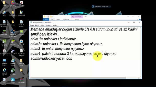 Lfs 6h unlocker sorunu (Win 10 ) смотреть онлайн