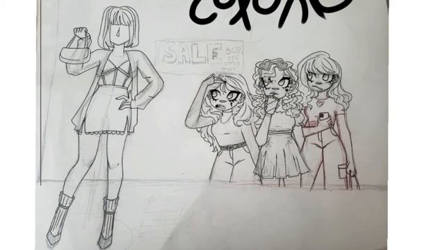 window shopping - time lapse drawing смотреть онлайн