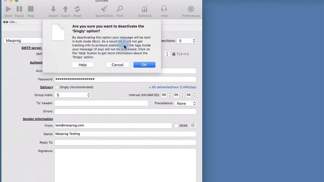 How to enter your mail server settings in MaxBulk Mailer смотреть онлайн