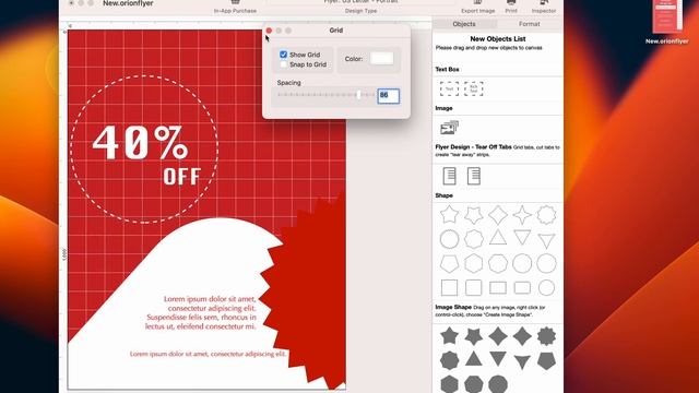 How to turn on grid lines | Mac label design tutorial смотреть онлайн
