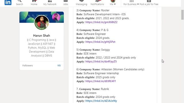 Internship and Full Time Opportunity for 2024/2023/2022/2021/other | Latest Hiring | APPLY NOW👨💻👩 смотреть онлайн