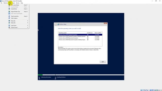 How to Install Windows Server 2019 CORE Step by Step, Video No. 4 смотреть онлайн