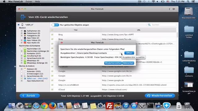 iPhone Data Recovery - Wie Sie Dateien von iPhone auf dem Mac wiederherstellen? смотреть онлайн