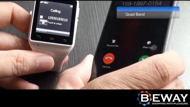 1.54 ИНЧОВ ТЪЧ ЕКРАН ЧАСОВНИК ТЕЛЕФОН (BLACK) смотреть онлайн