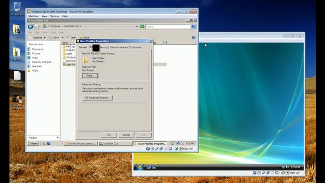 Setting up Roaming Profiles and Home Folders on Windows Server 2008 смотреть онлайн