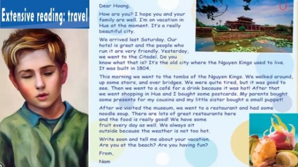 Extensive reading: travel- Family and Friends Special Edition Grade 5