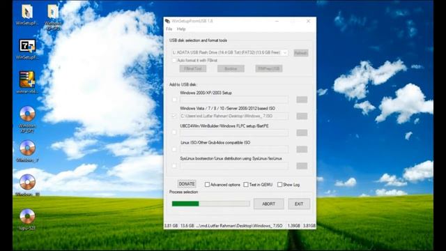 Windows XP,Windows 7,10 Setup From 1 Pen Drive смотреть онлайн