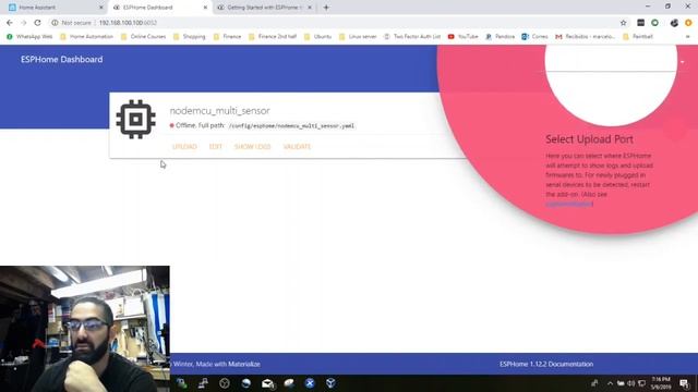 Instalando y primer uso de esphome смотреть онлайн