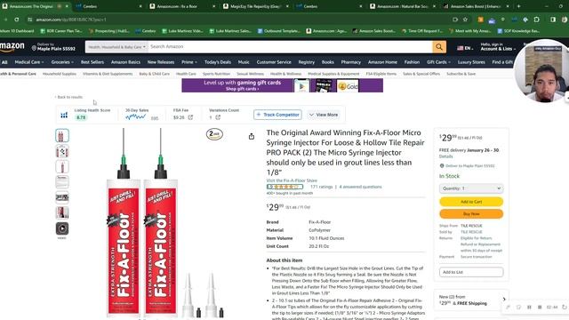 Fix Hollow Tiles Fast! Increase Your Fix-A-Floor Sales on Amazon (Free Help!) смотреть онлайн