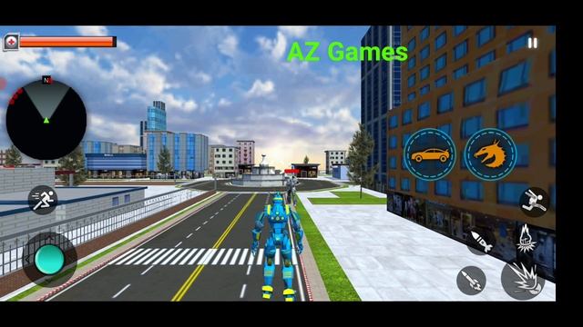 Flying Dragon Robot Transforming Dragon Games - Android GameplayFHD смотреть онлайн
