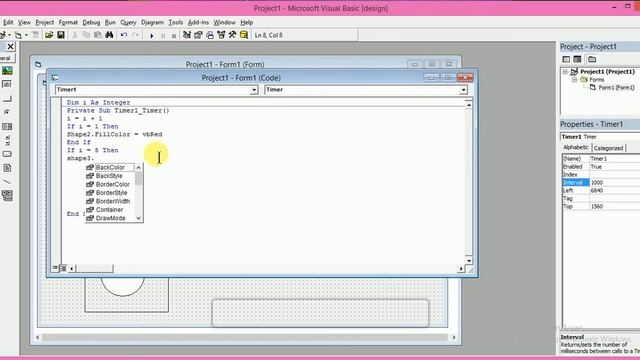 Traffic Lights in Visual Basic 6 0 смотреть онлайн