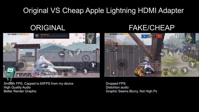 Perbezaan Kualiti HDMI Adapter Apple Ori Vs Cetak Rompak