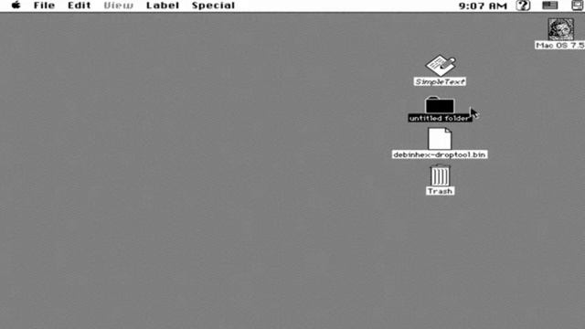 (Old Video) Mac OS 7.5.5 In Mini vMac смотреть онлайн