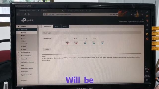 How to setting TP-LINK load balance смотреть онлайн