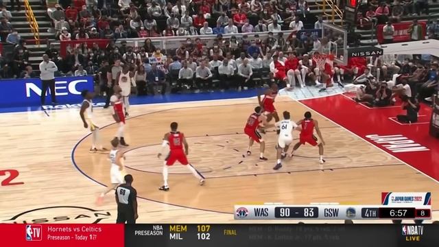 Mac McClung (Warriors Vs Wizards) Preseason Debut (9 Pts, 2 Rebs, 2 Assists) смотреть онлайн