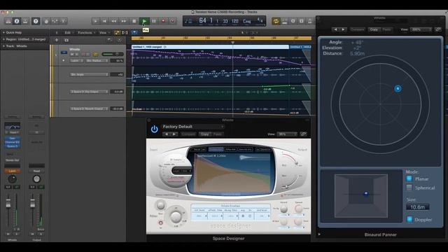 Binaural Synthesis in Logic Pro X смотреть онлайн