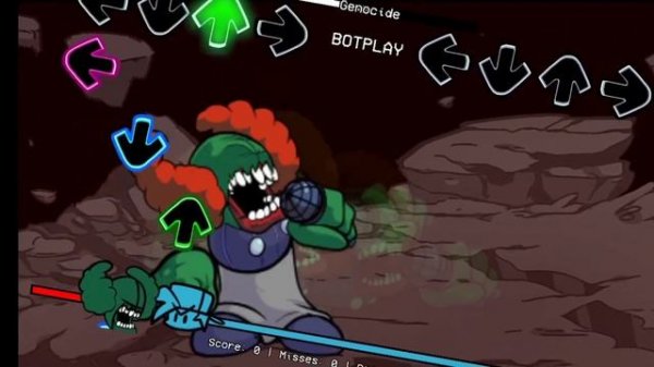 FNF MOD Ultimate genocide (bf vs tricky,tabi,whitty and zardy) Android Port otimizado