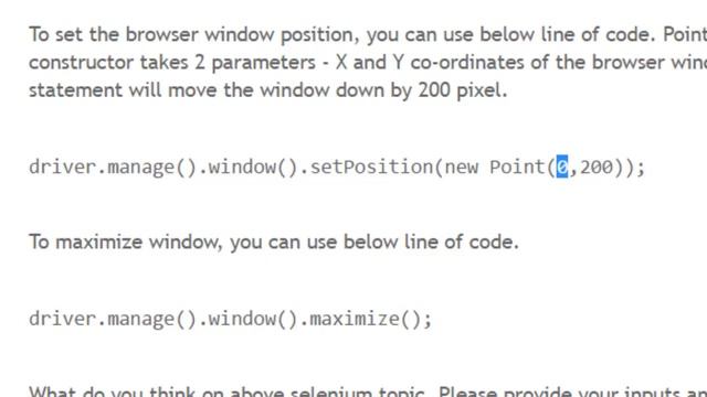 Resizing and moving browser window in Selenium смотреть онлайн