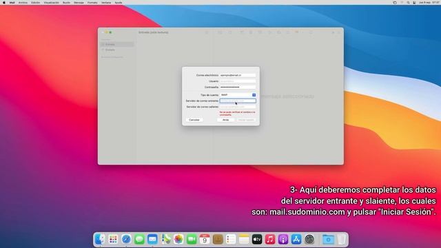 Configuración de cuenta de correo para Mail en MacOS смотреть онлайн