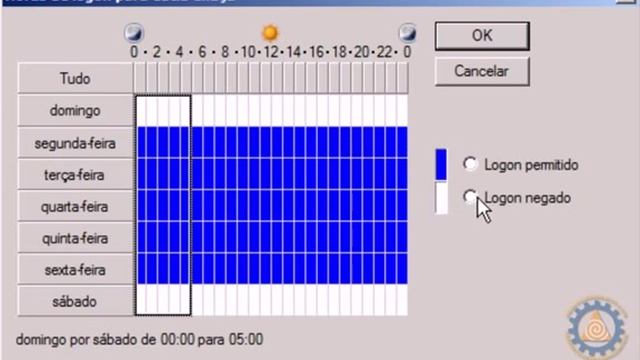 Windows 2008 Server AD Horario de Logon Aula 3 3 3 www professorramos com смотреть онлайн